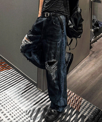 25SS Summer Destroyed Denim PT